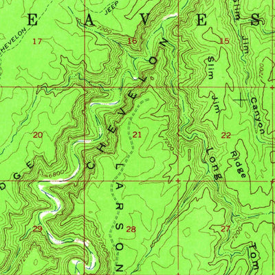 United States Geological Survey Woods Canyon, AZ (1961, 62500-Scale) digital map