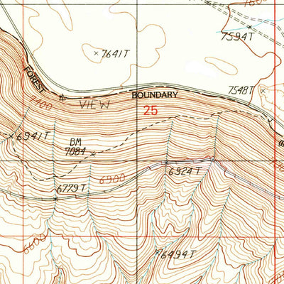 United States Geological Survey Woods Canyon, AZ (1990, 24000-Scale) digital map
