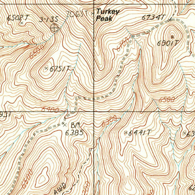 United States Geological Survey Woods Canyon, AZ (1990, 24000-Scale) digital map