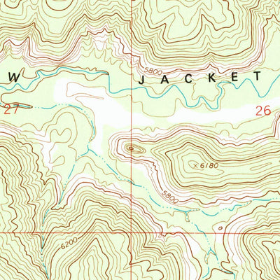 United States Geological Survey Woods Canyon, CO (1994, 24000-Scale) digital map