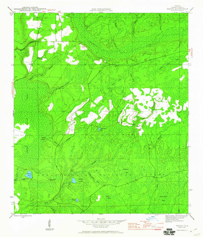 United States Geological Survey Woods, FL (1945, 24000-Scale) digital map