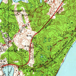 United States Geological Survey Woods Hole, MA (1953, 24000-Scale) digital map