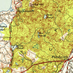 United States Geological Survey Woods Hole, MA (1953, 31680-Scale) digital map