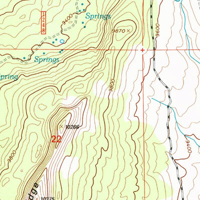 United States Geological Survey Woods Lake, UT (2001, 24000-Scale) digital map
