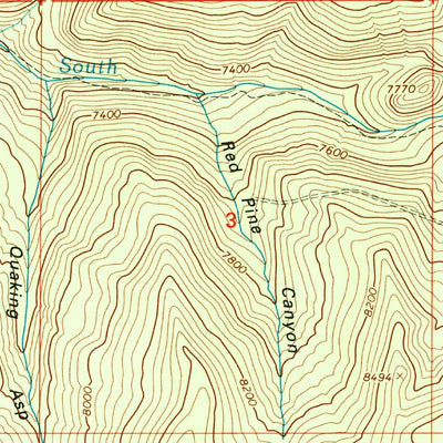 United States Geological Survey Woods Lake, UT (2001, 24000-Scale) digital map