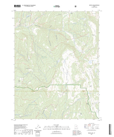 United States Geological Survey Woods Lake, UT (2023, 24000-Scale) digital map