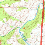 United States Geological Survey Woods Landing, WY (1992, 24000-Scale) digital map