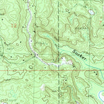 United States Geological Survey Woods, MI (1983, 25000-Scale) digital map