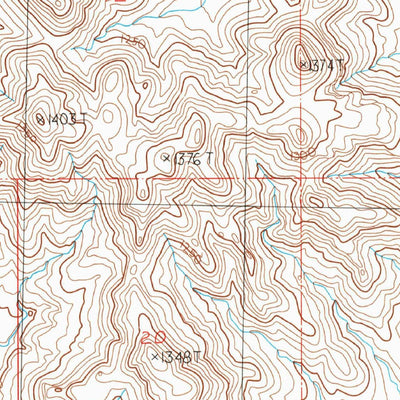 United States Geological Survey Woods Mountains, CA (1983, 24000-Scale) digital map