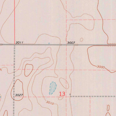 United States Geological Survey Woods NW, KS (1974, 24000-Scale) digital map