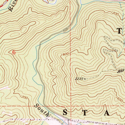 United States Geological Survey Woods Point, OR (1979, 24000-Scale) digital map