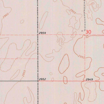 United States Geological Survey Woods SE, KS (1974, 24000-Scale) digital map