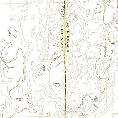 United States Geological Survey Woods SE, KS (2022, 24000-Scale) digital map