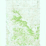United States Geological Survey Woods Water, MT (1972, 24000-Scale) digital map