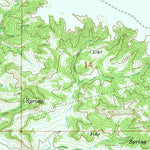 United States Geological Survey Woods Water, MT (1972, 24000-Scale) digital map