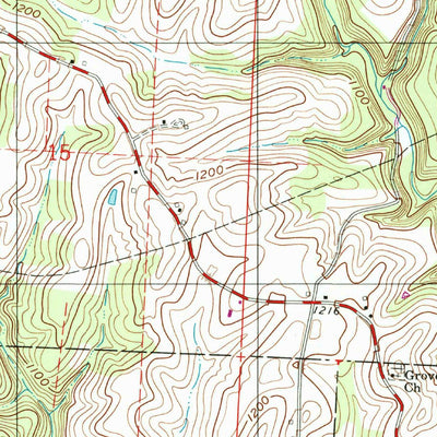 United States Geological Survey Woodsfield, OH (1994, 24000-Scale) digital map