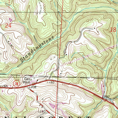 United States Geological Survey Woodsfield, OH (1994, 24000-Scale) digital map