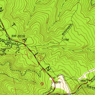 United States Geological Survey Woodside, CA (1953, 24000-Scale) digital map