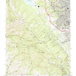 United States Geological Survey Woodside, CA (1991, 24000-Scale) digital map