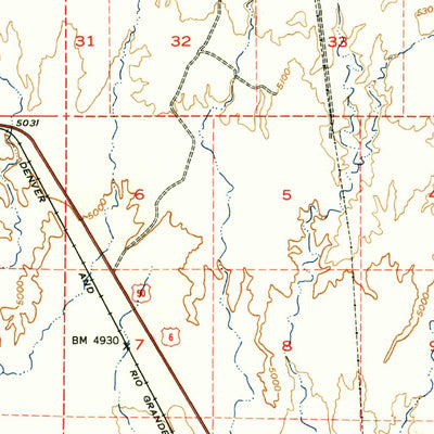 United States Geological Survey Woodside, UT (1948, 62500-Scale) digital map