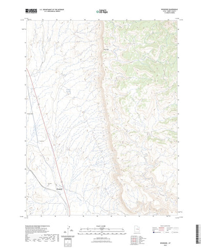 United States Geological Survey Woodside, UT (2023, 24000-Scale) digital map