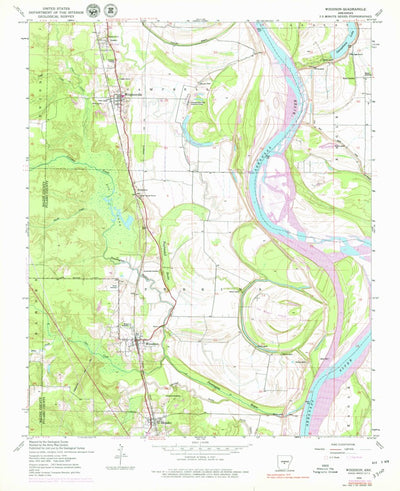 United States Geological Survey Woodson, AR (1954, 24000-Scale) digital map