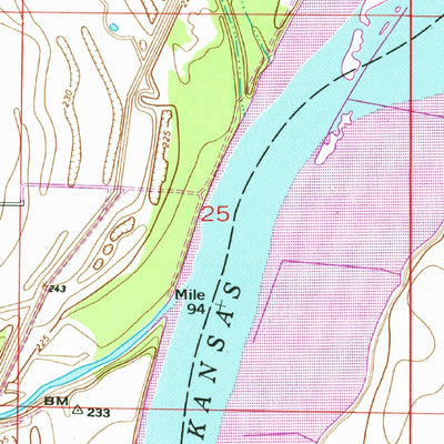 United States Geological Survey Woodson, AR (1954, 24000-Scale) digital map