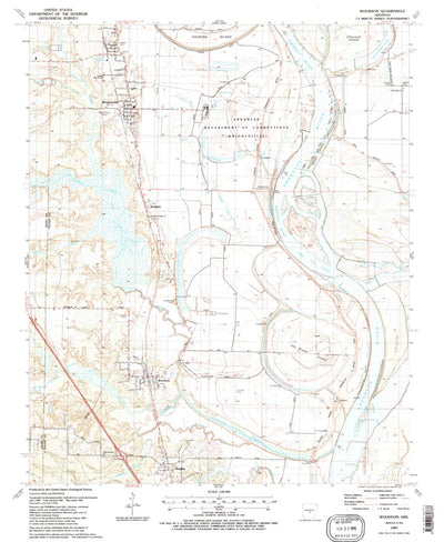 United States Geological Survey Woodson, AR (1987, 24000-Scale) digital map