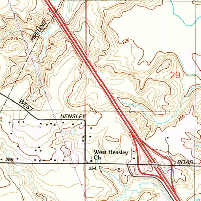 United States Geological Survey Woodson, AR (1987, 24000-Scale) digital map