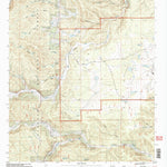 United States Geological Survey Woodson Canyon, NM (2004, 24000-Scale) digital map