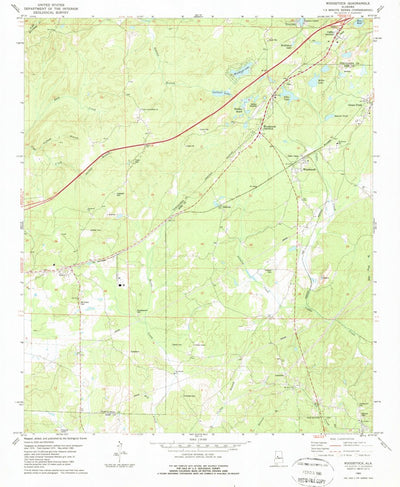 United States Geological Survey Woodstock, AL (1980, 24000-Scale) digital map