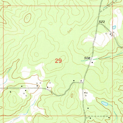 United States Geological Survey Woodstock, AL (1980, 24000-Scale) digital map