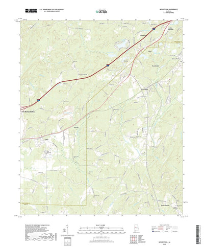 United States Geological Survey Woodstock, AL (2020, 24000-Scale) digital map
