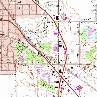 United States Geological Survey Woodstock, IL (1963, 24000-Scale) digital map