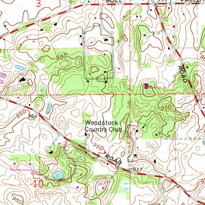 United States Geological Survey Woodstock, IL (1963, 24000-Scale) digital map