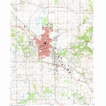 United States Geological Survey Woodstock, IL (1992, 24000-Scale) digital map