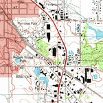 United States Geological Survey Woodstock, IL (1992, 24000-Scale) digital map