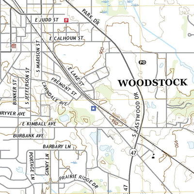 United States Geological Survey Woodstock, IL (2021, 24000-Scale) digital map