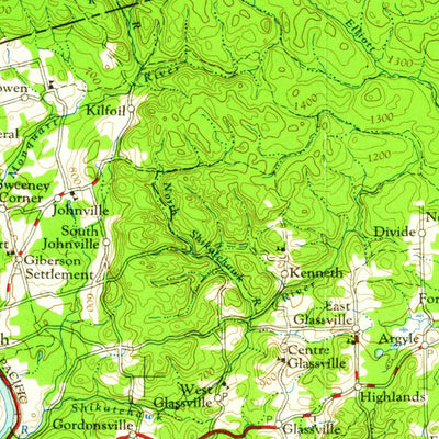 United States Geological Survey Woodstock, ME (1963, 250000-Scale) digital map