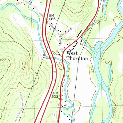 United States Geological Survey Woodstock, NH (1980, 24000-Scale) digital map