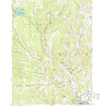 United States Geological Survey Woodstock North, VT (1976, 24000-Scale) digital map