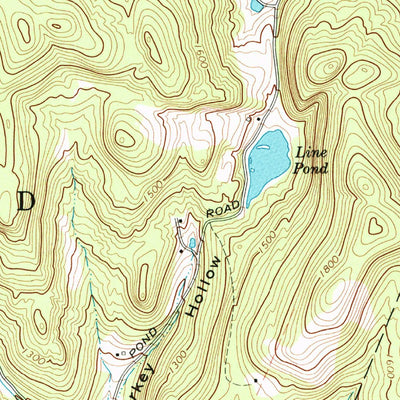 United States Geological Survey Woodstock North, VT (1976, 24000-Scale) digital map