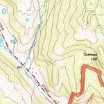 United States Geological Survey Woodstock North, VT (1997, 24000-Scale) digital map