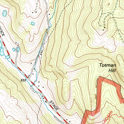 United States Geological Survey Woodstock North, VT (1997, 24000-Scale) digital map