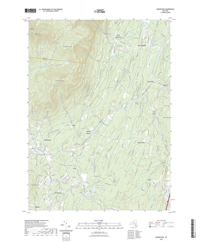 United States Geological Survey Woodstock, NY (2023, 24000-Scale) digital map