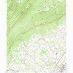 United States Geological Survey Woodstock, VA-WV (1966, 24000-Scale) digital map