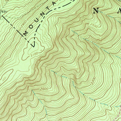 United States Geological Survey Woodstock, VA-WV (1966, 24000-Scale) digital map