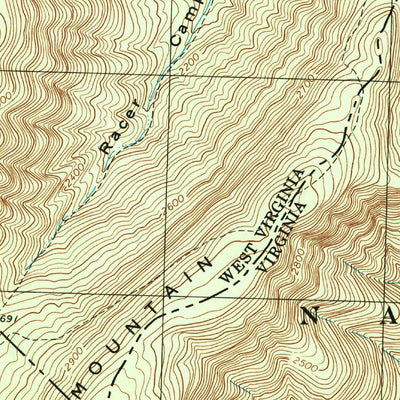 United States Geological Survey Woodstock, VA-WV (1994, 24000-Scale) digital map
