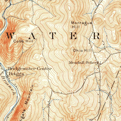United States Geological Survey Woodstock, VT (1911, 62500-Scale) digital map