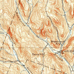 United States Geological Survey Woodstock, VT (1911, 62500-Scale) digital map